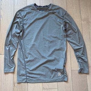 Nike Dry Fit - long sleeve, gray